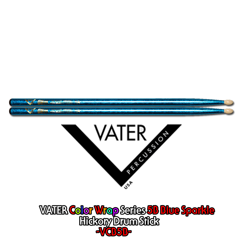[★드럼채널★] Vater Color Wrap Series -5B Blue Sparkle- /VCB5B